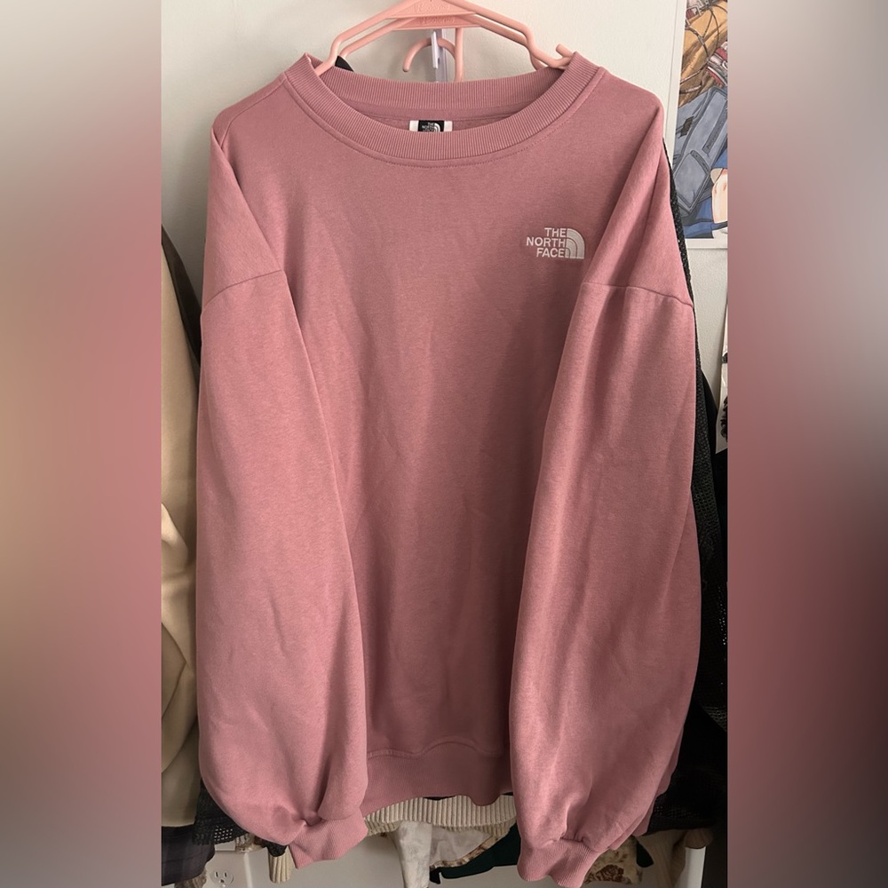 The North Face Women’s Oversized Crewneck Pink/Dusty Rose XL - Never Worn